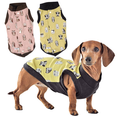 背中開きタンク（ふくろう）